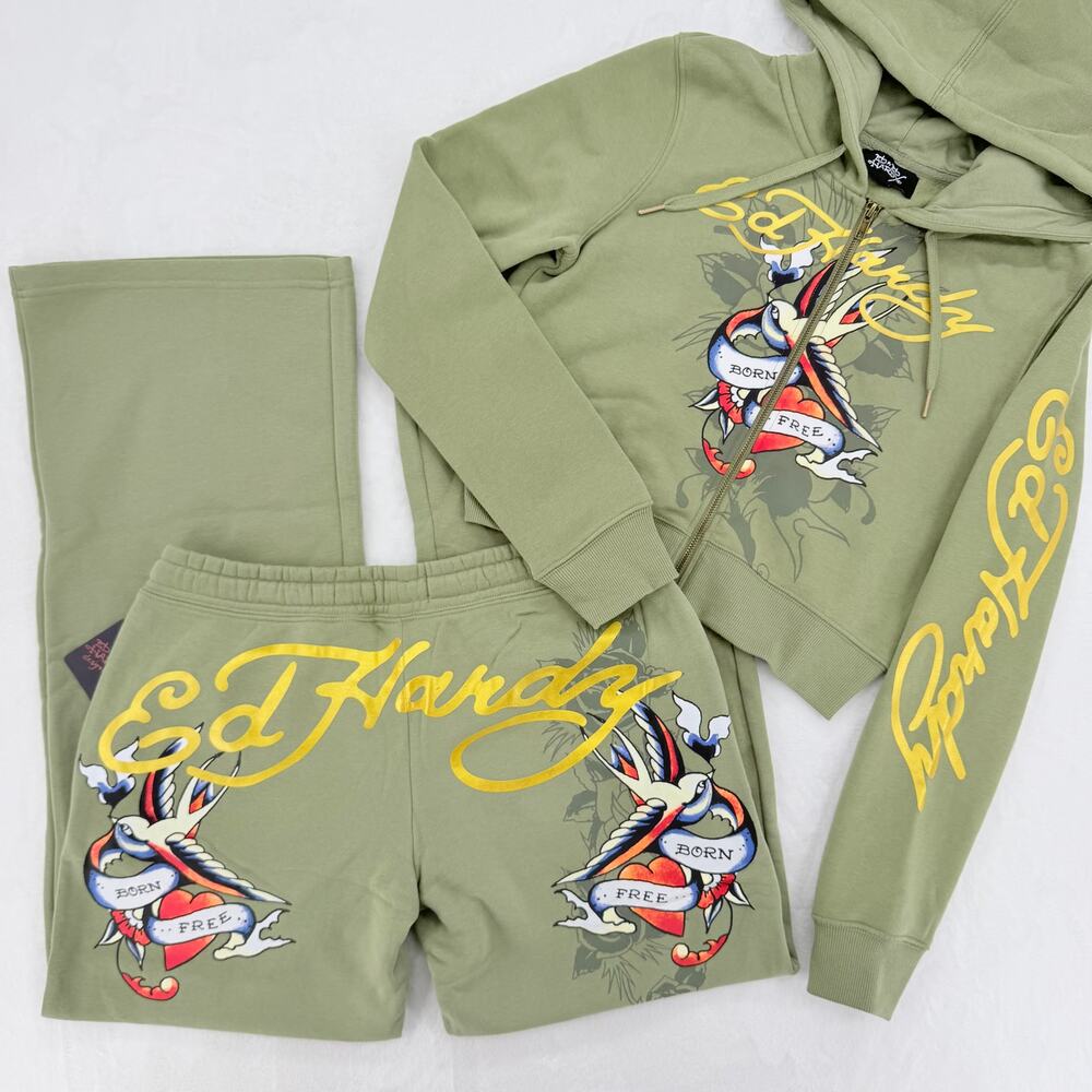 Ed Hardy Tracksuit (Size L)